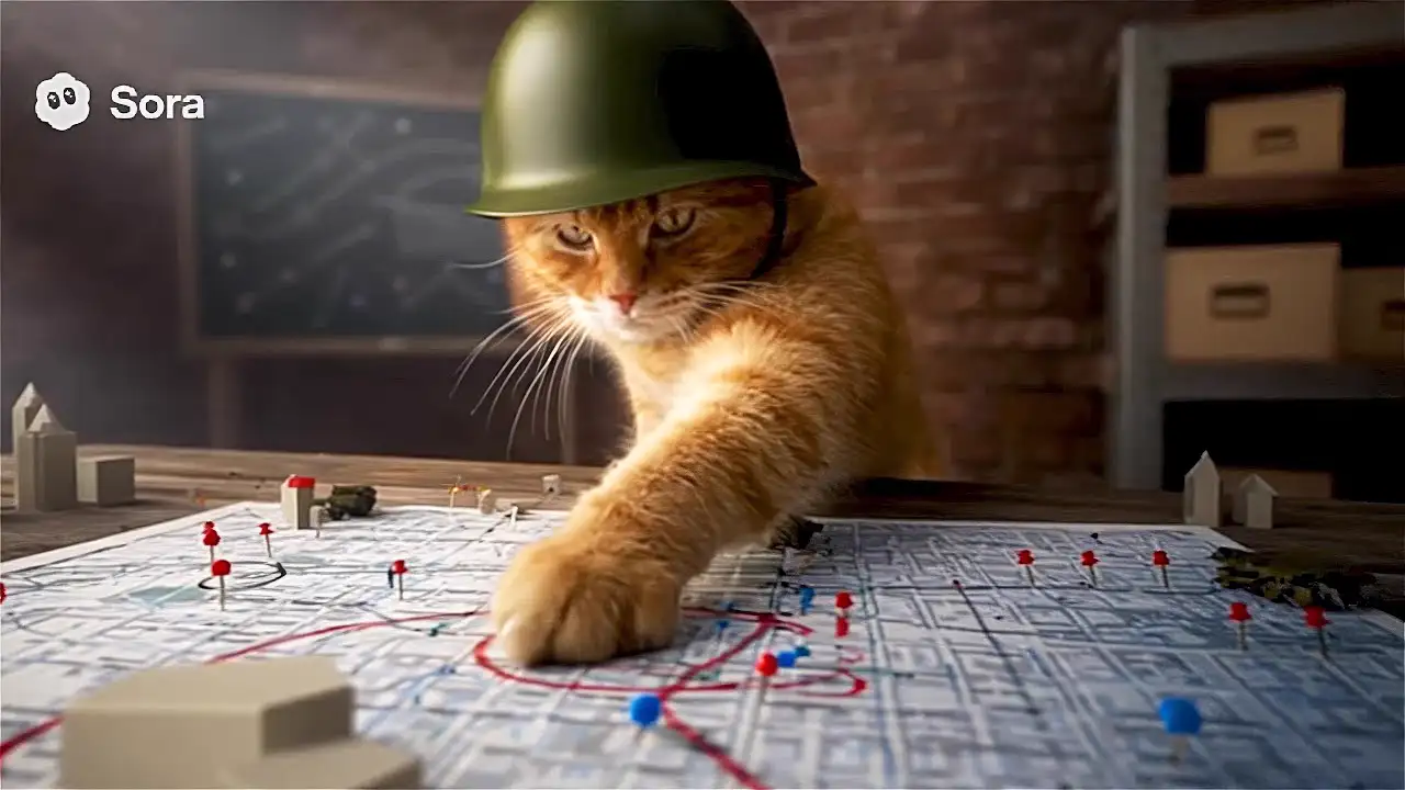 Rise of the Planet of the CATS - Funny Sora 2 Cat Video